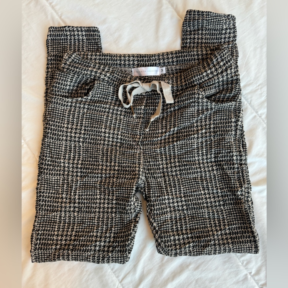 The Porter Collective Houndstooth Pants - Size M